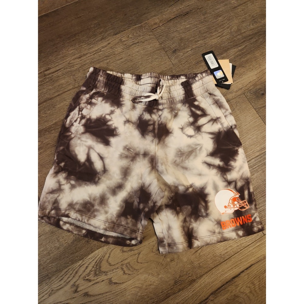 Cleveland Browns MEDIUM New Era NFL Football Tie Dye Shorts